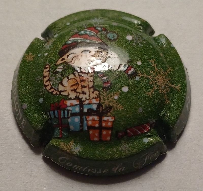 BELLE CAPSULE CHAMPAGNE COMTESSE LA FEE 300EX N°8 CALENDRIER DE L'AVENT 2025 NEWS