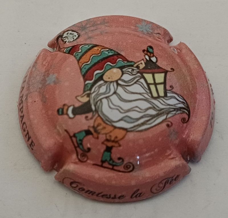 BELLE CAPSULE CHAMPAGNE COMTESSE LA FEE 300EX N°13 CALENDRIER DE L'AVENT 2025 NEWS