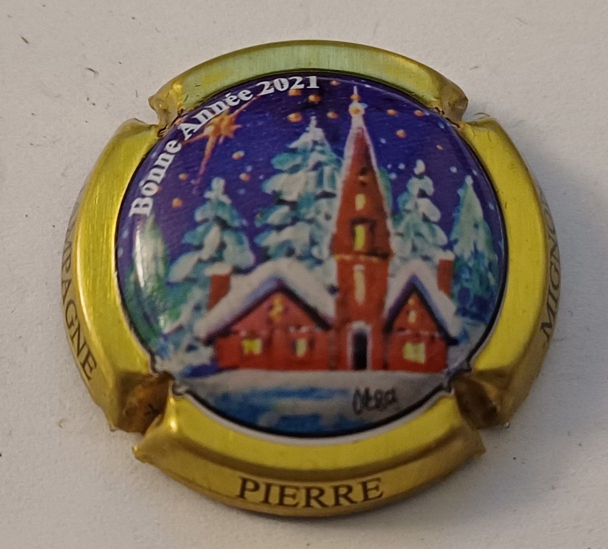 BELLE CAPSULE CHAMPAGNE PIERRE MIGNON NOEL 2020 REF N°191b NEWS