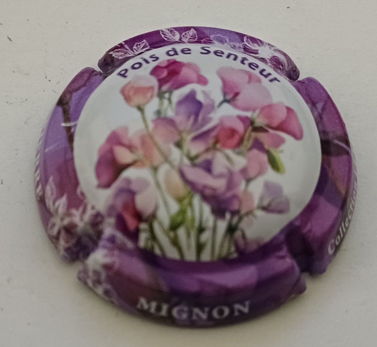 BELLE CAPSULE CHAMPAGNE PIERRE MIGNON POIS DE SENTEUR REF N°313 NEWS