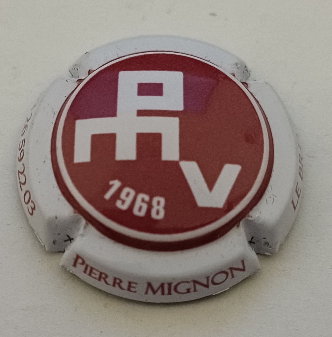 BELLE CAPSULE CHAMPAGNE PIERRE MIGNON PMV REF N°86c NEWS