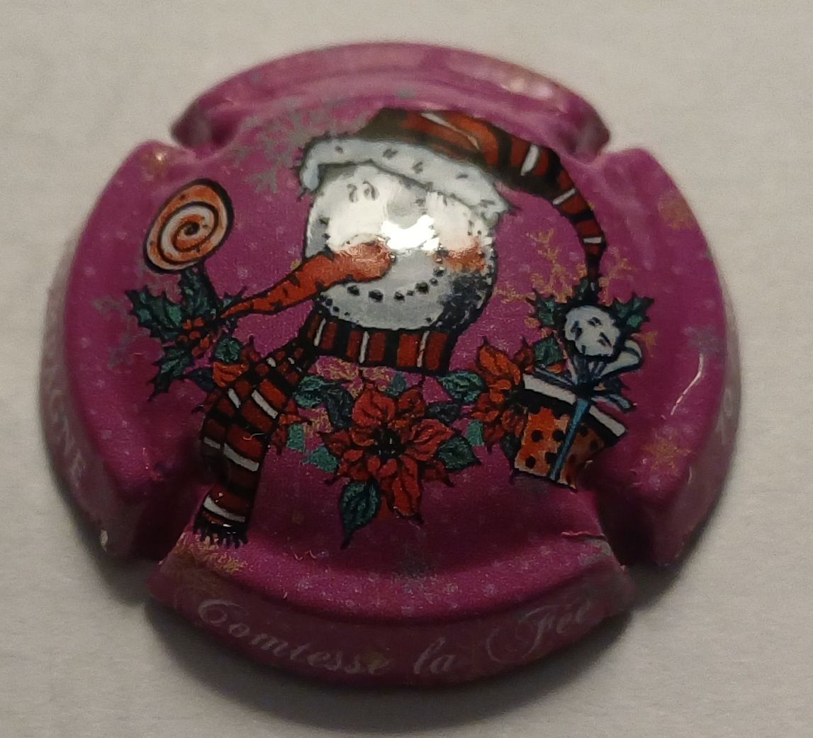 BELLE CAPSULE CHAMPAGNE COMTESSE LA FEE 300EX N°17 CALENDRIER DE L'AVENT 2025 NEWS