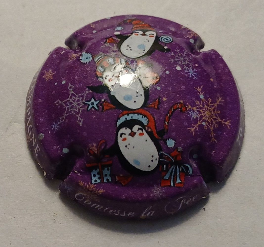 BELLE CAPSULE CHAMPAGNE COMTESSE LA FEE 300EX N°21 CALENDRIER DE L'AVENT 2025 NEWS