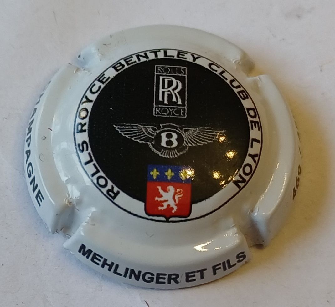 BELLE CAPSULE CHAMPAGNE MEHLINGER ET FILS ROLLS ROYCE 480EX REF N°29 NEWS