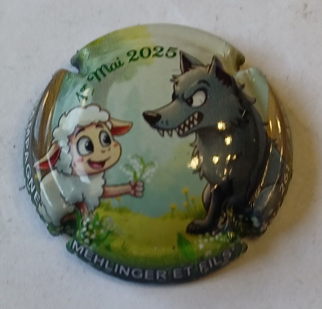 BELLE CAPSULE CHAMPAGNE MEHLINGER ET FILS 1er MAI 2025 480EX REF N°43 NEWS