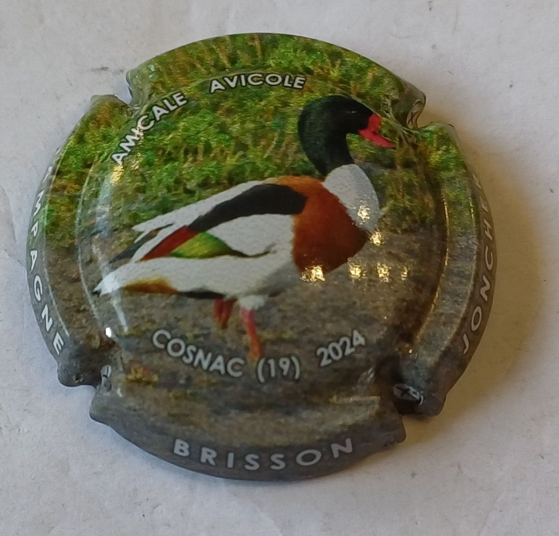 BELLE CAPSULE CHAMPAGNE BRISSON JONCHERE COSNAC 2024 REF N°58e NEWS