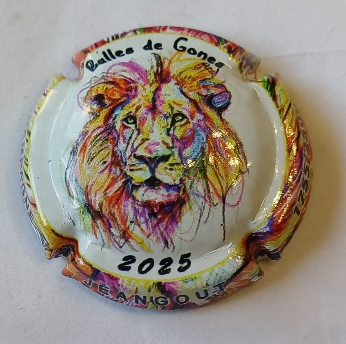 BELLE CAPSULE CHAMPAGNE JEANGOUT DIDIER BULLES DE GONES 2025 REF N°16r NEWS