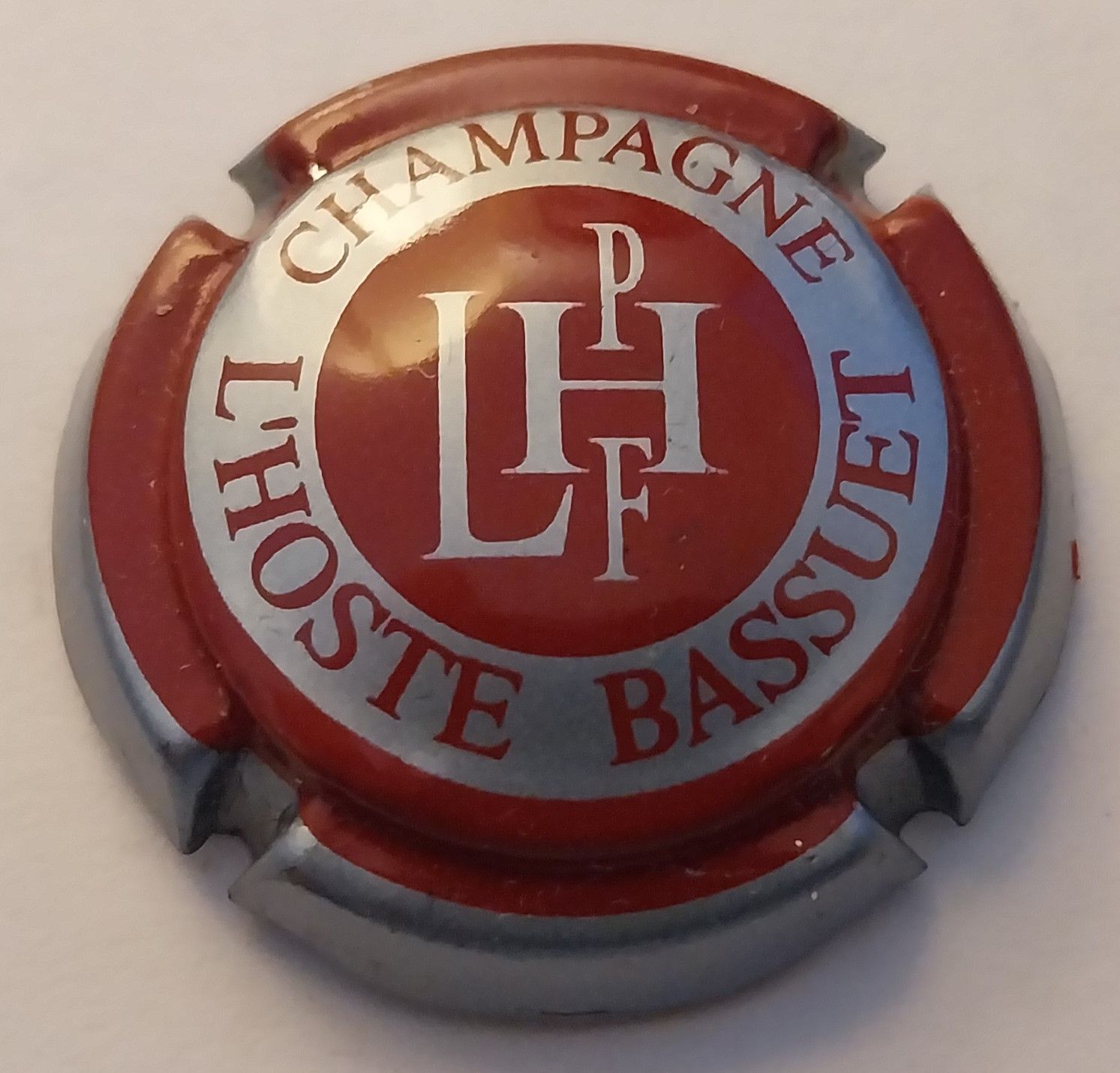 BELLE CAPSULE CHAMPAGNE L'HOSTE PERE & FILS RÉF N°12 NEWS
