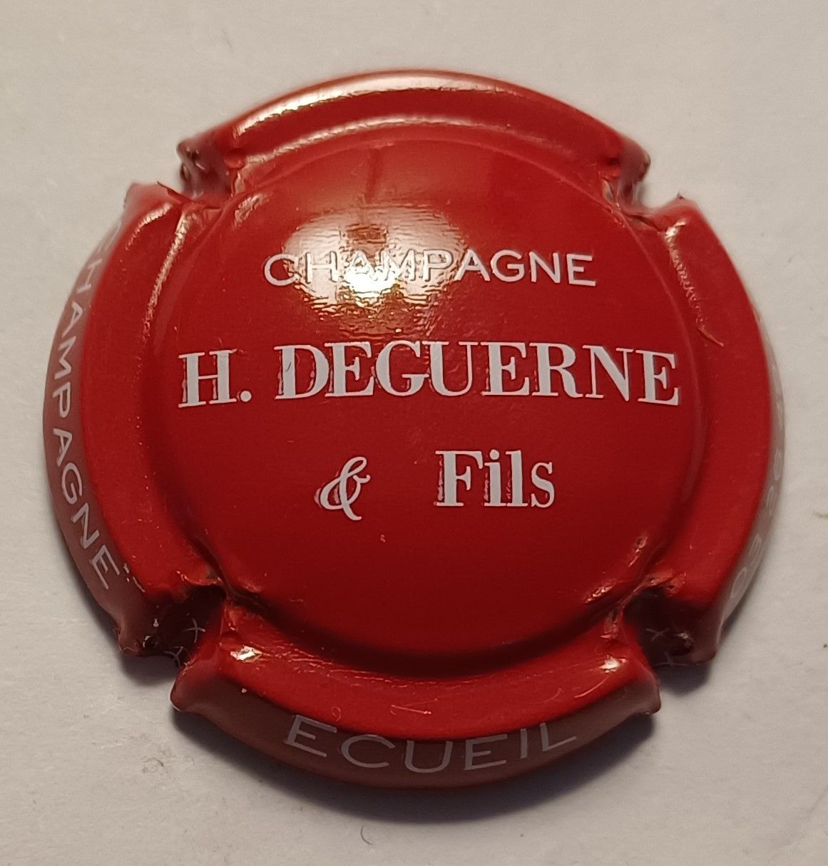 BELLE CAPSULE CHAMPAGNE H. DEGUERNE & FILS RÉF N°17a NEWS