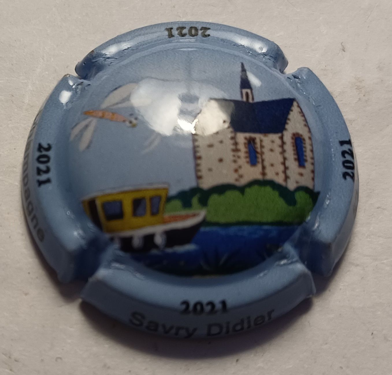 BELLE CAPSULE CHAMPAGNE SAVRY DIDIER BREIZH CAPS 56 2021 500EX REF N°54c NEWS