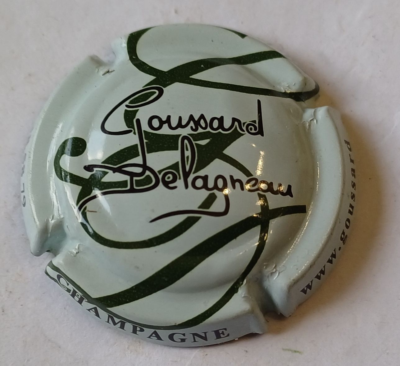 BELLE CAPSULE CHAMPAGNE GOUSSARD DELAGNEAU REF N° 7 NEWS