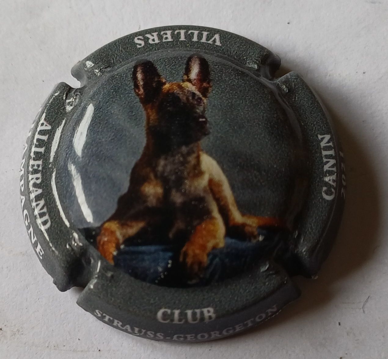 BELLE CAPSULE CHAMPAGNE STRAUSS GEORGETON CLUB CANIN 2021 REF N°46a NEWS