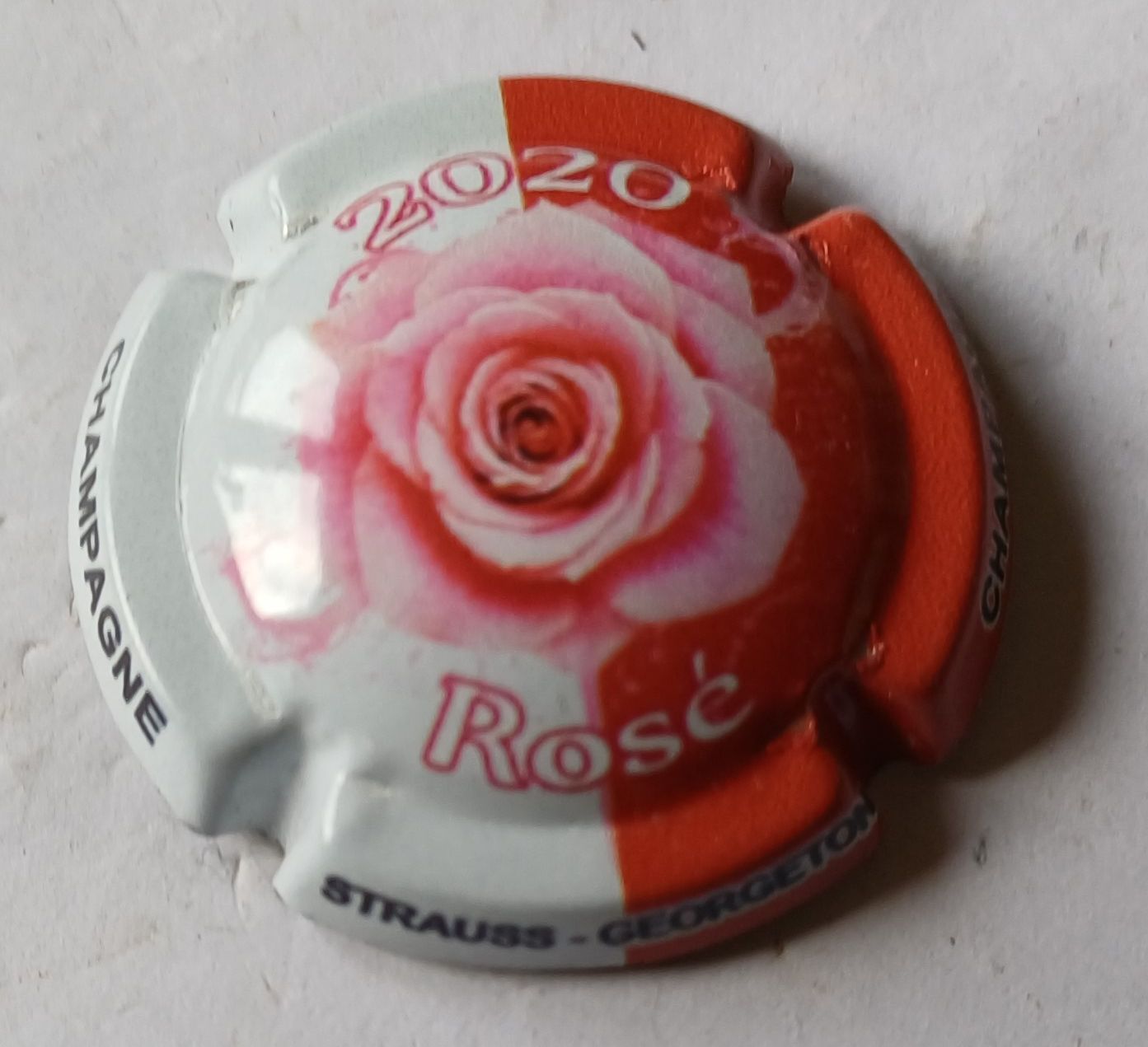 BELLE CAPSULE CHAMPAGNE STRAUSS GEORGETON CUVEE ROSE 2021 REF N°A25a NEWS