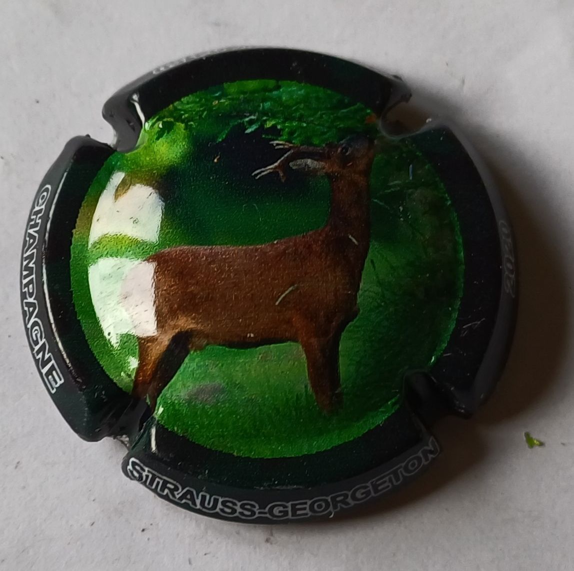 BELLE CAPSULE CHAMPAGNE STRAUSS GEORGETON CHASSE 2020 REF N°A27b NEWS