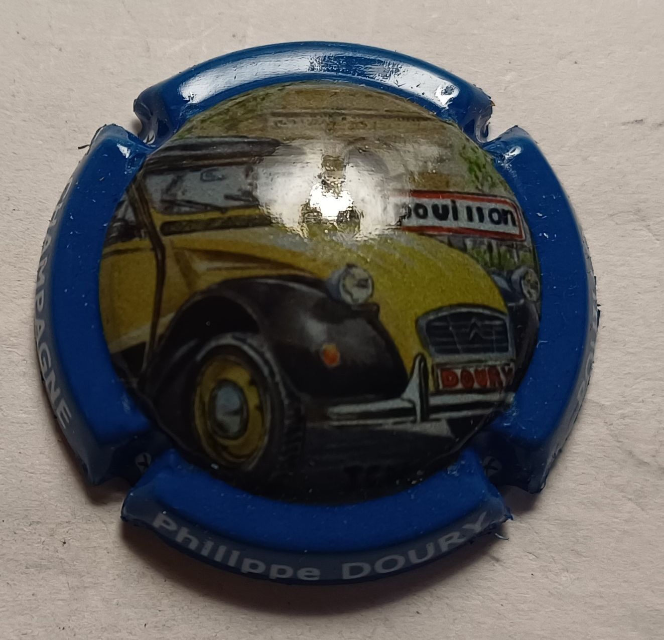 BELLE CAPSULE CHAMPAGNE DOURY PHILIPPE 2CV RÉF N°100 NEWS