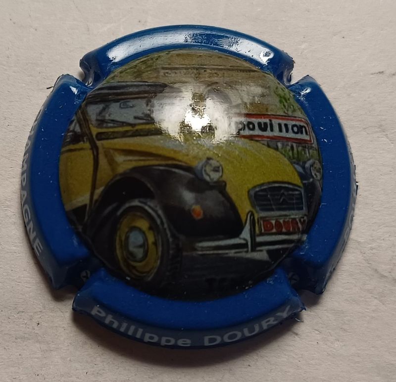 BELLE CAPSULE CHAMPAGNE DOURY PHILIPPE 2CV RÉF N°100 NEWS