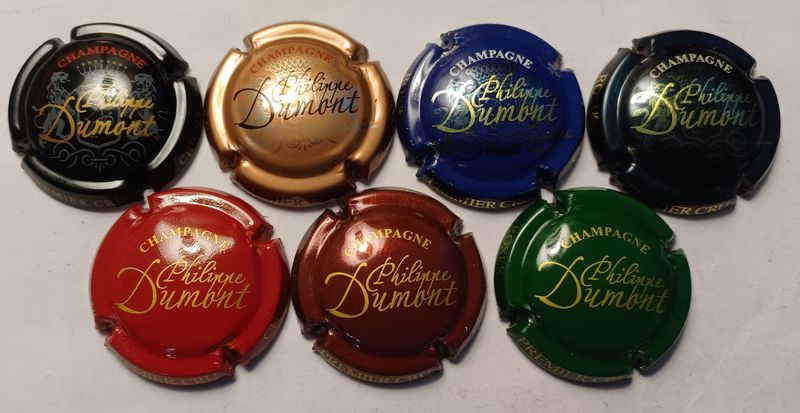 7 BELLES CAPSULES CHAMPAGNE DUMONT PHILIPPE REF N°1 a 3d NEWS