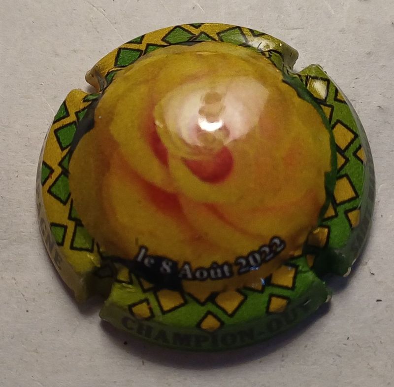 BELLE CAPSULE CHAMPAGNE CHAMPION OUY FLEUR 8 AOUT 2022 REF N°27f NEWS