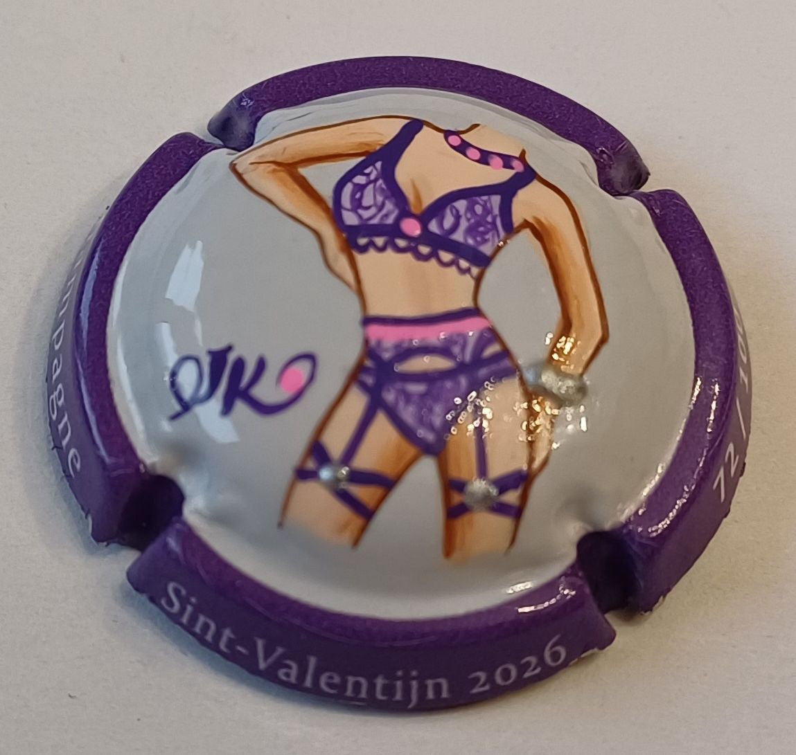 BELLE CAPSULE CHAMPAGNE COMTESSE LA FEE SAINT VALENTIN 2026 100EX PALM NEWS