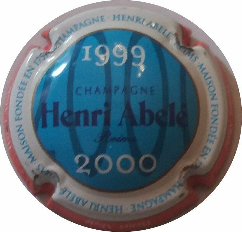 BELLE CAPSULE CHAMPAGNE HENRI ABELE AN 2000 REF N° 33 NEWS