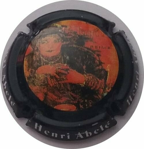 BELLE CAPSULE CHAMPAGNE ABELE HENRI écriture blanche REF N°5 NEWS