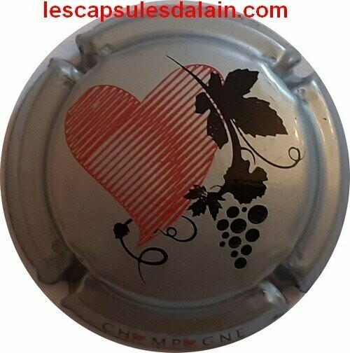 BELLE CAPSULE CHAMPAGNE GENERIQUE COEUR REF N°896a NEWS