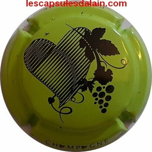 BELLE CAPSULE CHAMPAGNE GENERIQUE COEUR REF N°896d NEWS