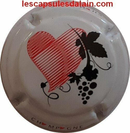 BELLE CAPSULE CHAMPAGNE GENERIQUE COEUR REF N°896 NEWS