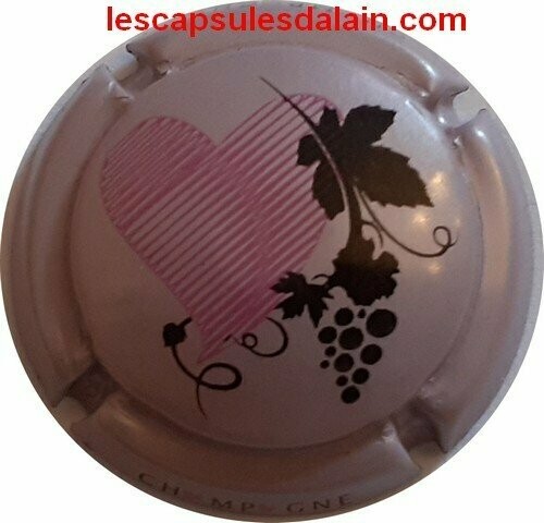 BELLE CAPSULE CHAMPAGNE GENERIQUE COEUR REF N°896e NEWS