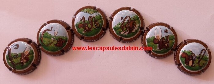 6 BELLES CAPSULES CHAMPAGNE ECUEIL PUZZLE 2021 REF N°16a a 16ae NEWS