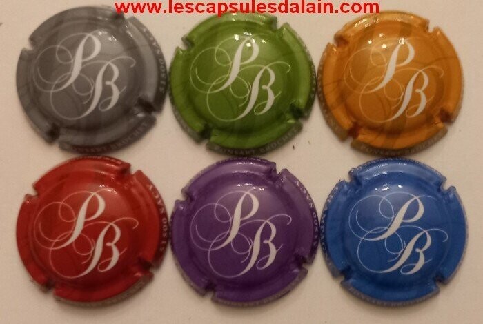 6 BELLES CAPSULES CHAMPAGNE PONSART BROCHET INITIALE REF N°22 a 22e NEWS