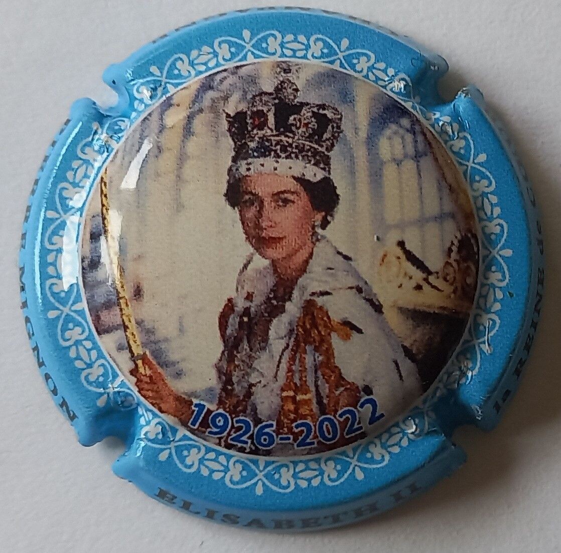 BELLE CAPSULE CHAMPAGNE PIERRE MIGNON REINE ELISABETH REF N°255 NEWS