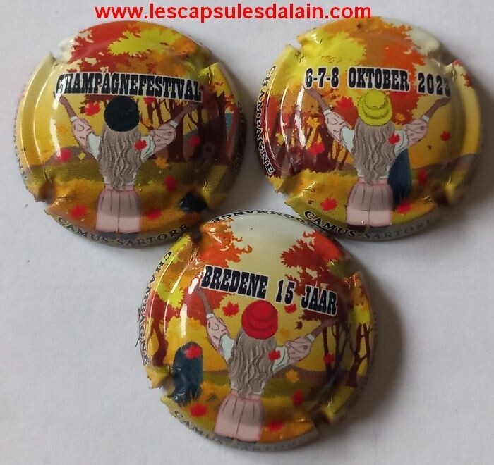 3 BELLES CAPSULES CHAMPAGNE CAMUS SARTORE 480EX/ 2023 REF N°54 a 57b NEWS