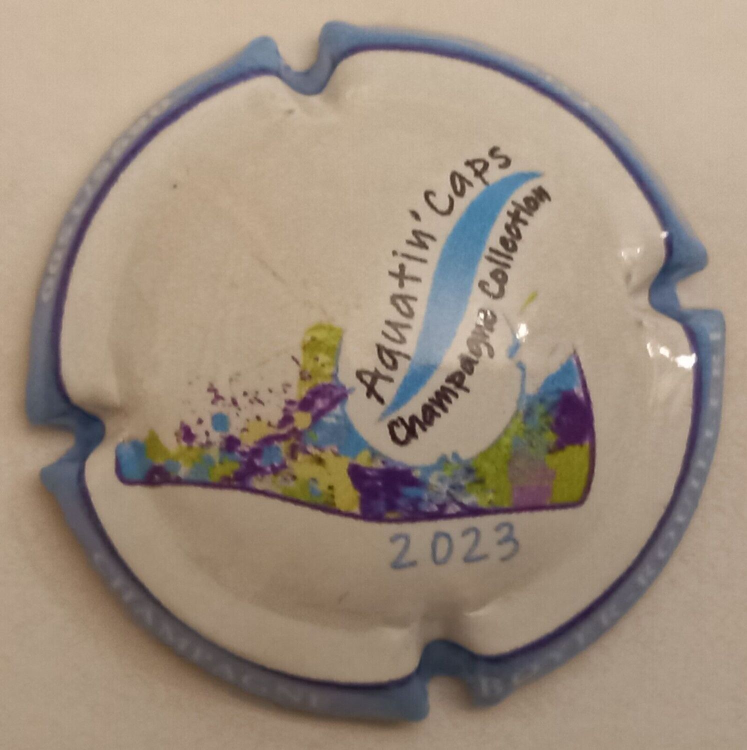 BELLE CAPSULE CHAMPAGNE BOYER ROUILLERE ET FILS AQUATIN'CAPS 1500EX 2023 RÉF N°9b NEWS