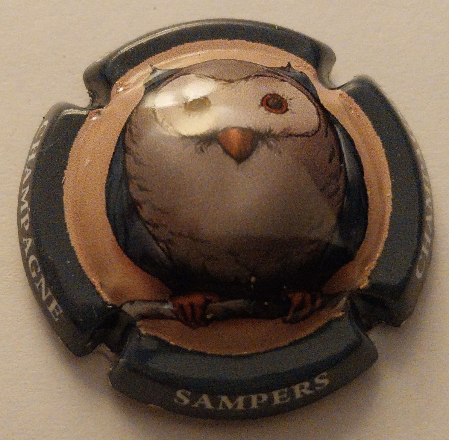 BELLE CAPSULE CHAMPAGNE SAMPERS CLAUDE ANIMAUX REF N°12a NEWS