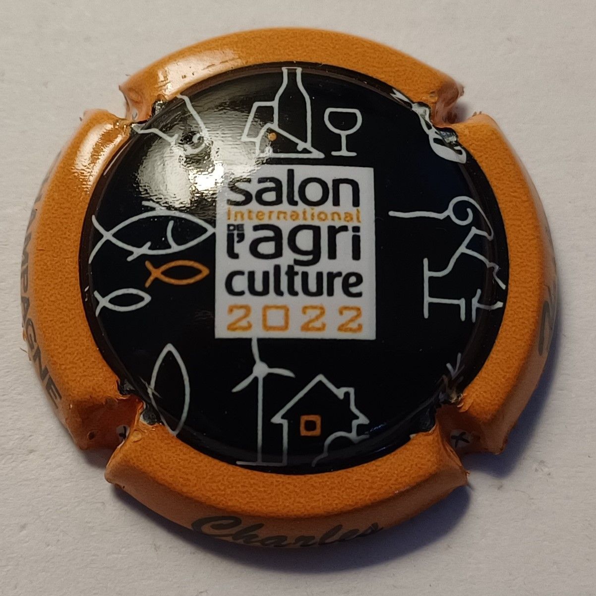 BELLE CAPSULE CHAMPAGNE CHARLES HESTON SALON AGRICULTURE 2022 REF N° 36d NEWS