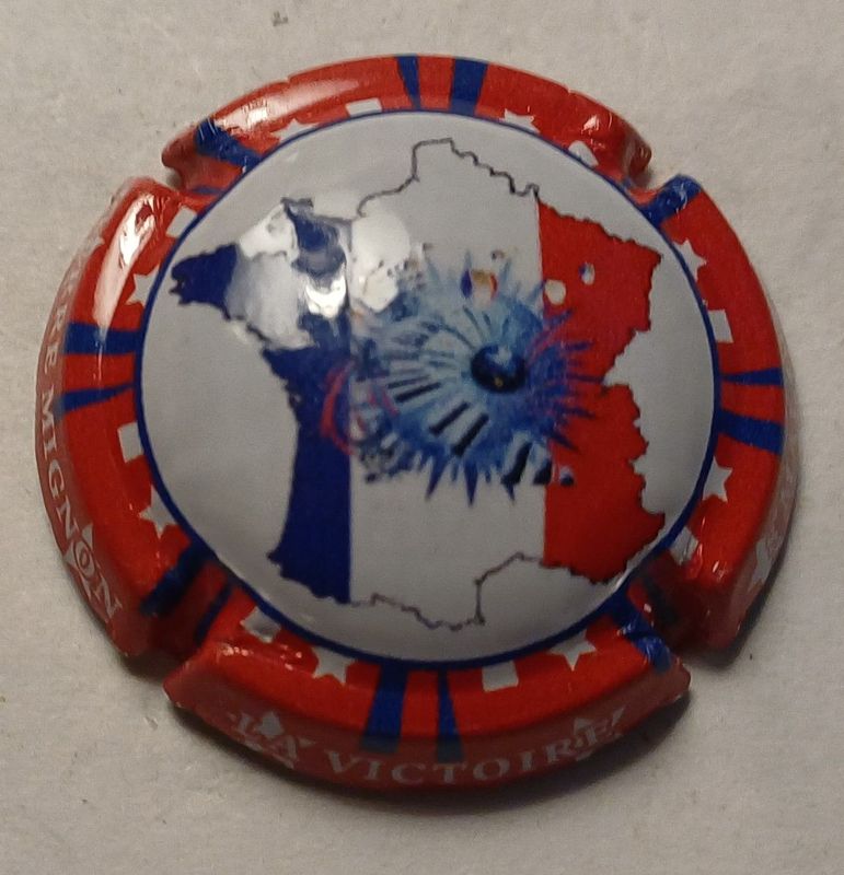 BELLE CAPSULE CHAMPAGNE PIERRE MIGNON LA VICTOIRE REF N°312g NEWS