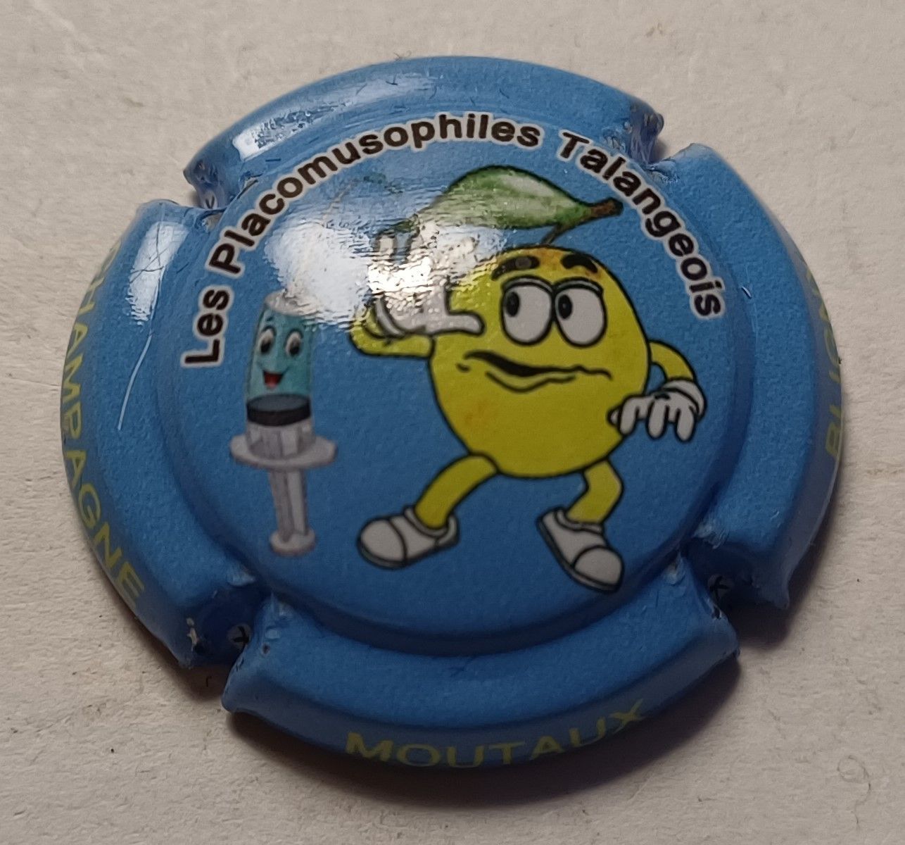 BELLE CAPSULE CHAMPAGNE MOUTAUX LES PLACOMUSOPHILES TALANGEOIS 2700EX REF N°°39 NEWS