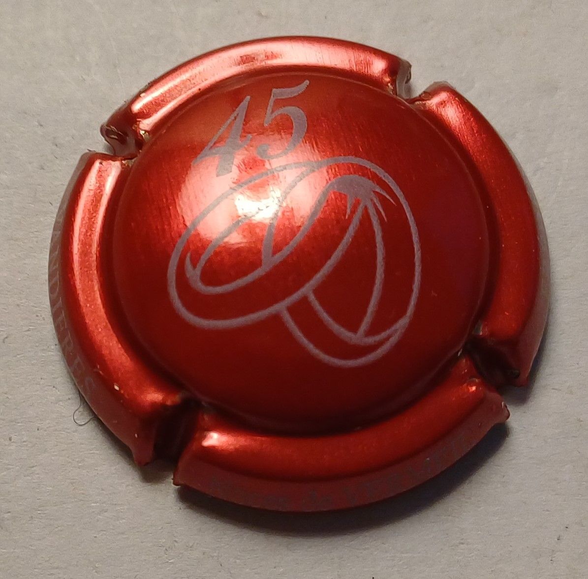 BELLE CAPSULE CHAMPAGNE NOWACK 45 ANS NOCES DE VERMEIL N°64f NEWS