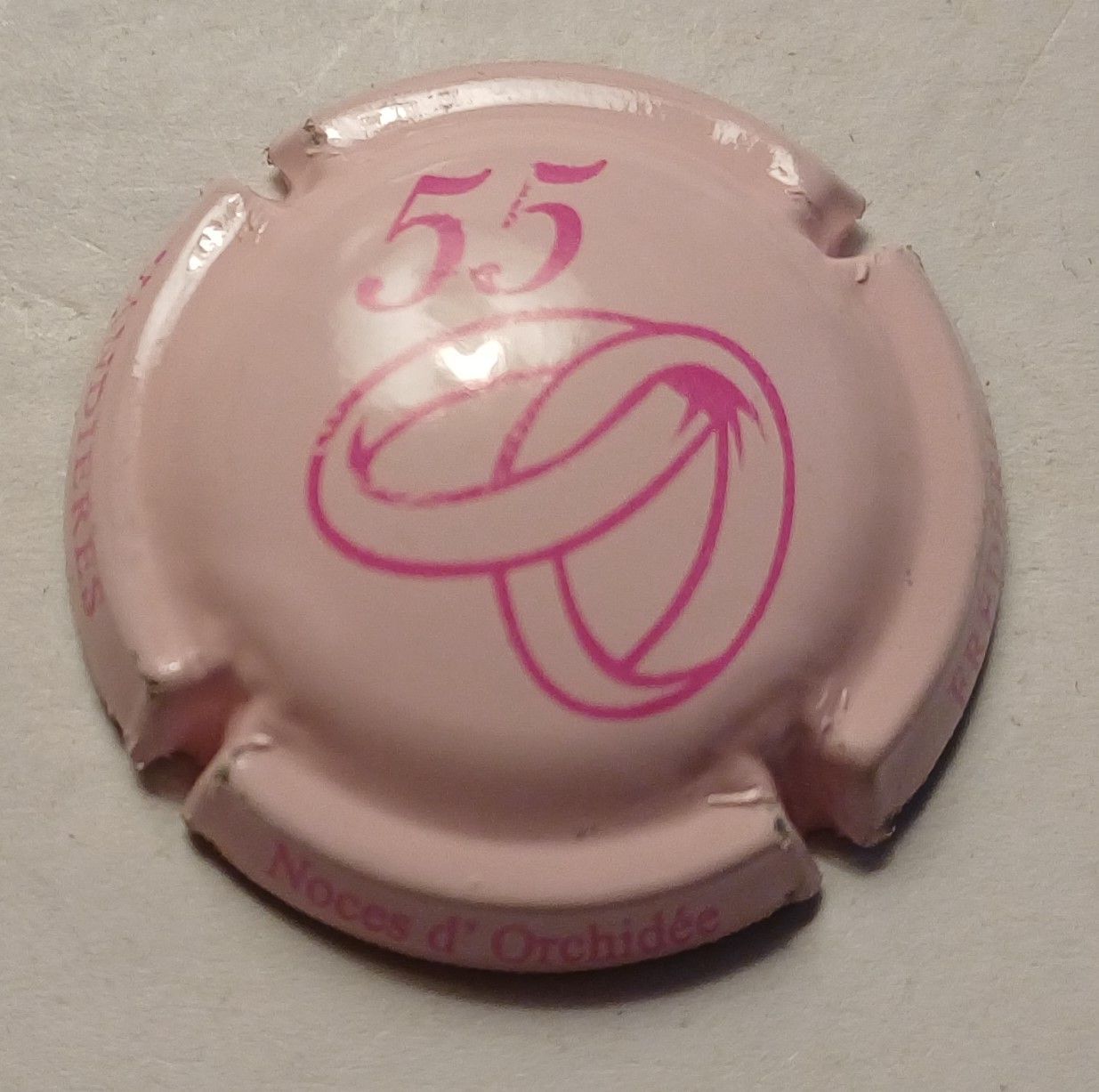 BELLE CAPSULE CHAMPAGNE NOWACK 55 ANS NOCES D'ORCHIDEE N°64h NEWS