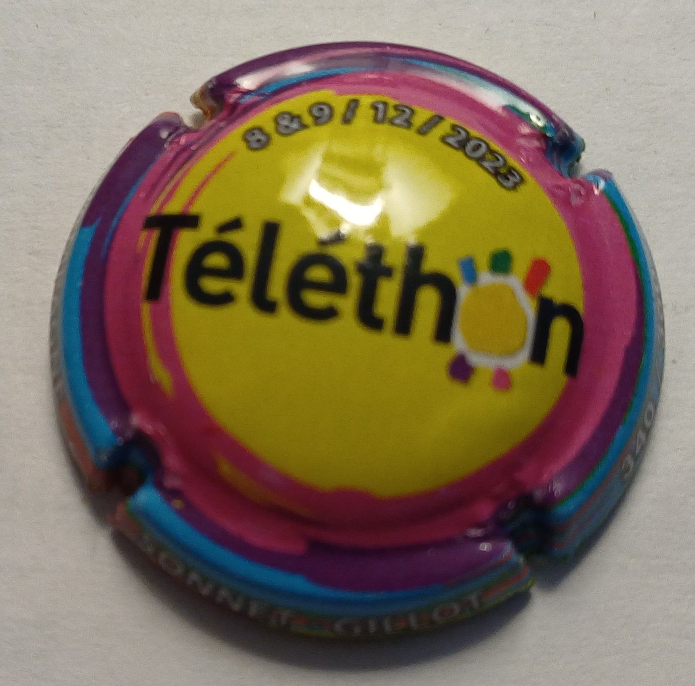 BELLE CAPSULE CHAMPAGNE SONNET GILLOT TELETHON 360EX 2023 REF N°39  NEWS