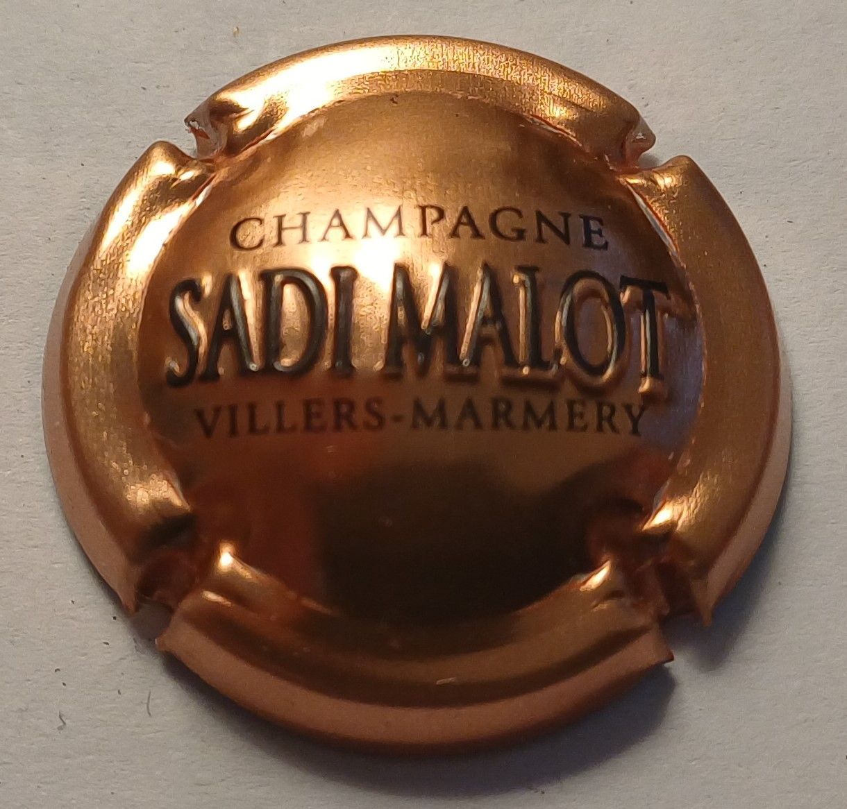 BELLE CAPSULE CHAMPAGNE SADI MALOT ESTAMPEE RÉF N°57d NEWS
