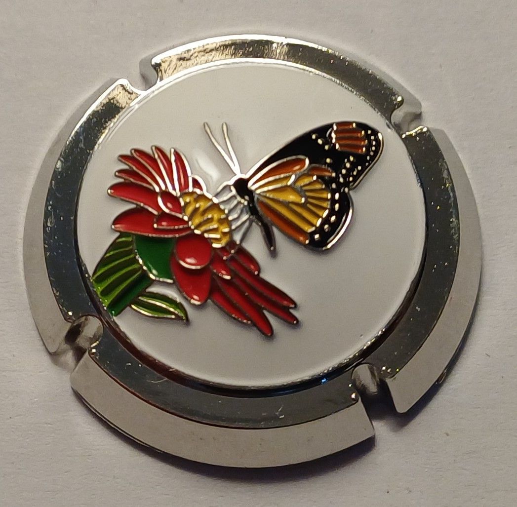 BELLE CAPSULE CHAMPAGNE BIJOU PIERRE DUBOIS PAPILLON 120EX 2025 FLEUR ROUGE REF N°27b NEWS