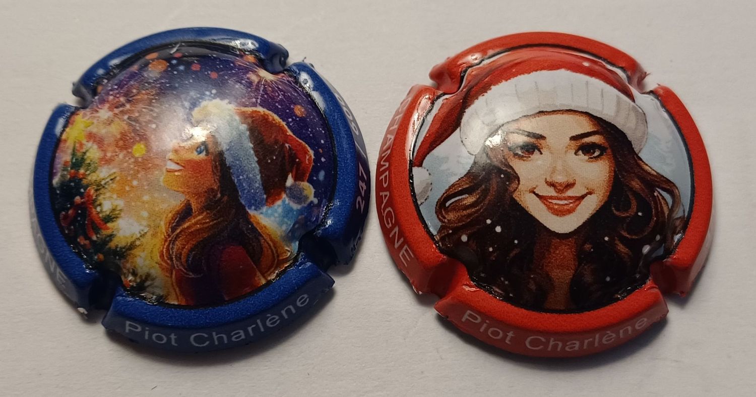 2 BELLES CAPSULES CHAMPAGNE PIOT CHARLENE JOYEUX NOEL 2026 / 600EX NEWS