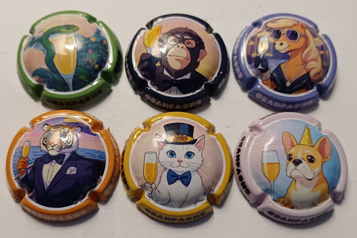 6 BELLES CAPSULES CHAMPAGNE GENERIQUE ANIMAUX 2026 NEWS