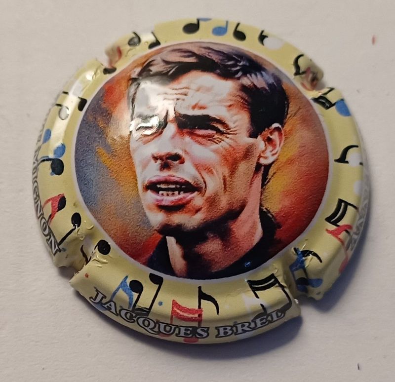 BELLE CAPSULE CHAMPAGNE PIERRE MIGNON JACQUES BREL REF N°302b NEWS BELLE CAPSULE CHAMPAGNE PIERRE MIGNON JACQUES BREL REF N°302b NEWS