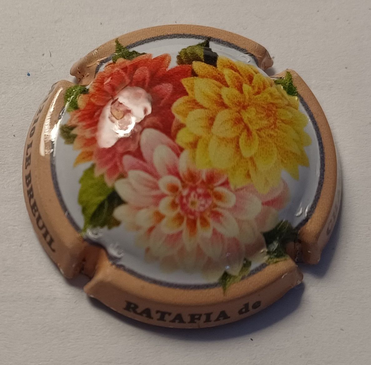 BELLE CAPSULE CHAMPAGNE PIERRE MIGNON CUVEE RATAFIA REF N°A22b NEWS