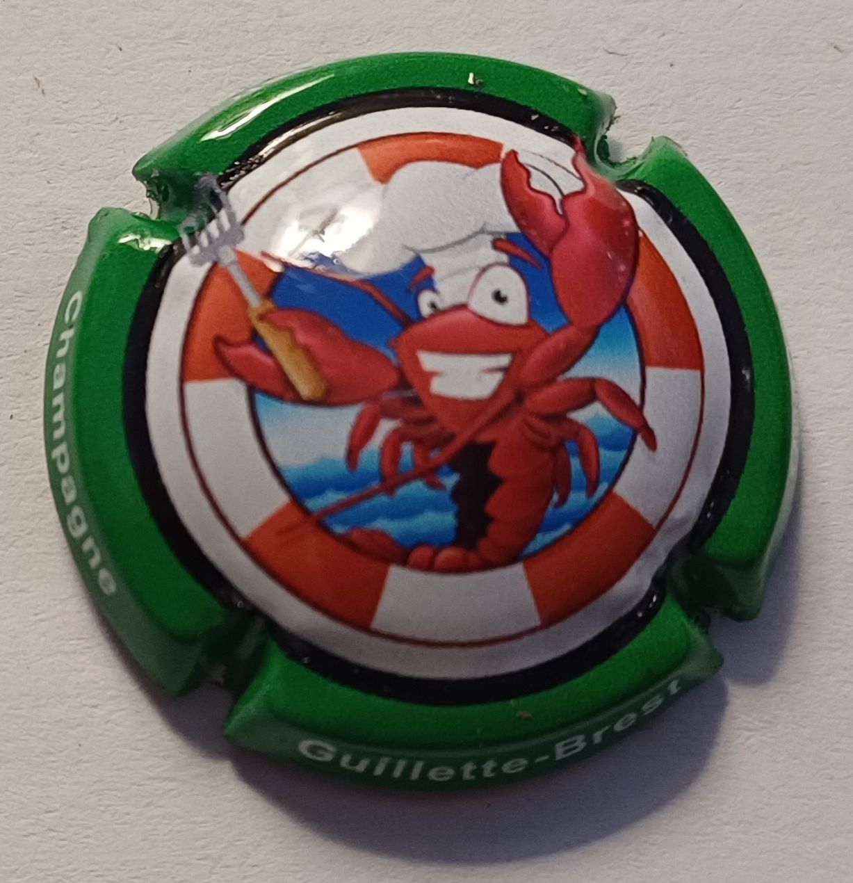 BELLE CAPSULE CHAMPAGNE GUILLETTE BREST REF N°135a APERO FISH NEWS