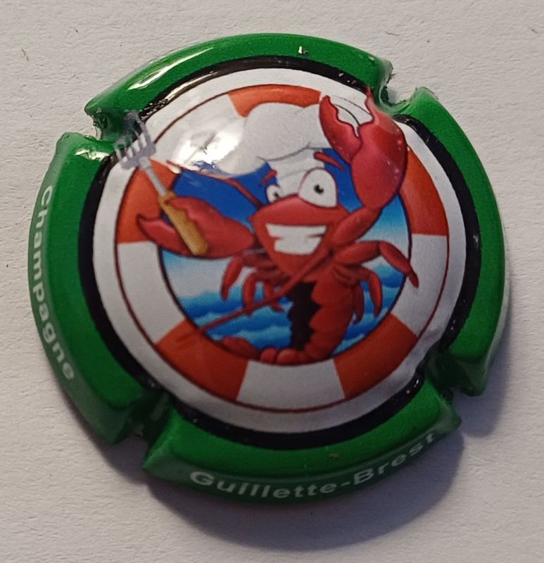 BELLE CAPSULE CHAMPAGNE GUILLETTE BREST REF N°135a APERO FISH NEWS BELLE CAPSULE CHAMPAGNE GUILLETTE BREST REF N°135a APERO FISH NEWS