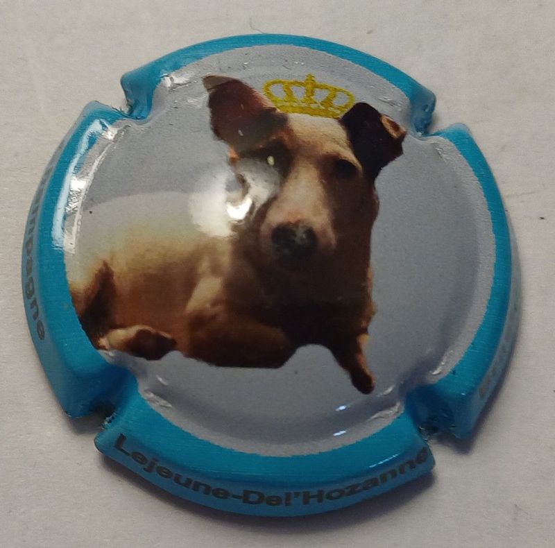 BELLE CAPSULE CHAMPAGNE LEJEUNE DEL'HOZANN REF N°53c CHIEN NEWS BELLE CAPSULE CHAMPAGNE LEJEUNE DEL'HOZANN REF N°53c CHIEN NEWS